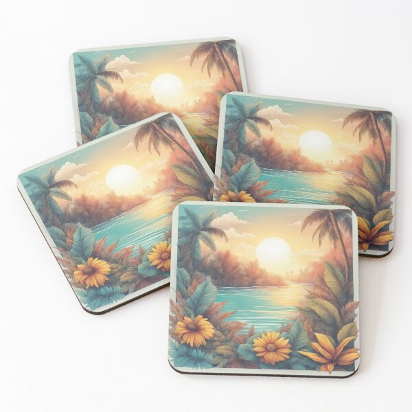 Item preview, Vibrant Summer Digital Art Illustration designed and sold by hjian8219.