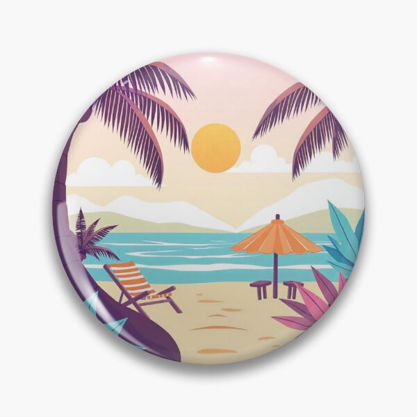Item preview, Vibrant Summer Digital Art Illustration designed and sold by hjian8219.