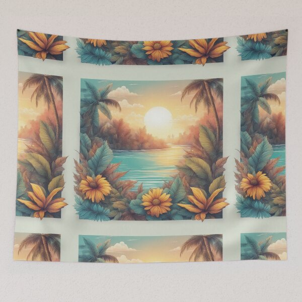 Item preview, Vibrant Summer Digital Art Illustration designed and sold by hjian8219.
