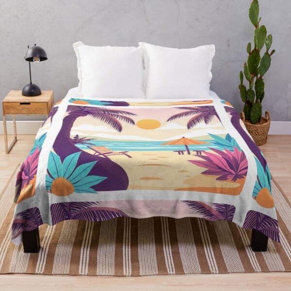 Item preview, Vibrant Summer Digital Art Illustration designed and sold by hjian8219.