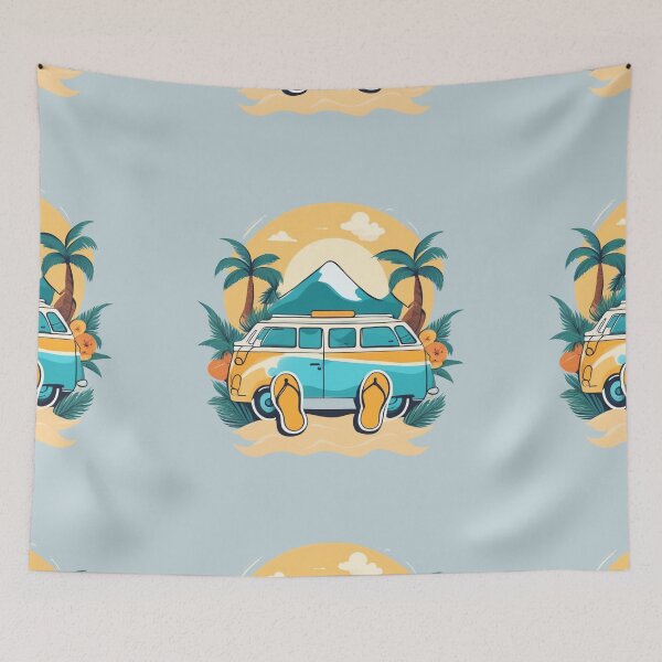 Item preview, Vibrant Summer Digital Art Illustration designed and sold by hjian8219.