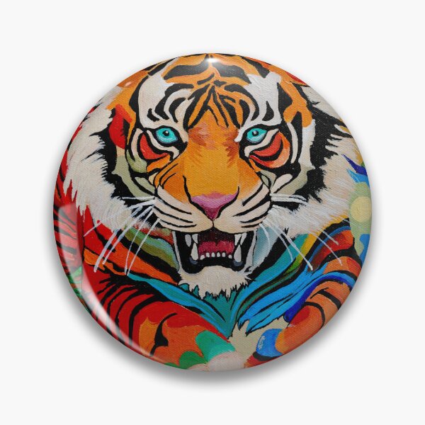 Item preview, Nature of Stripes Tiger Painting designed and sold by Darcydoesart.