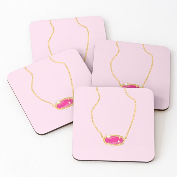 Item preview, Kendra Scott Elisa Pink Pendant Necklace designed and sold by BlueSkyTheory.