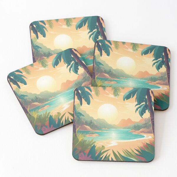 Item preview, Vibrant Summer Digital Art Illustration designed and sold by hjian8219.