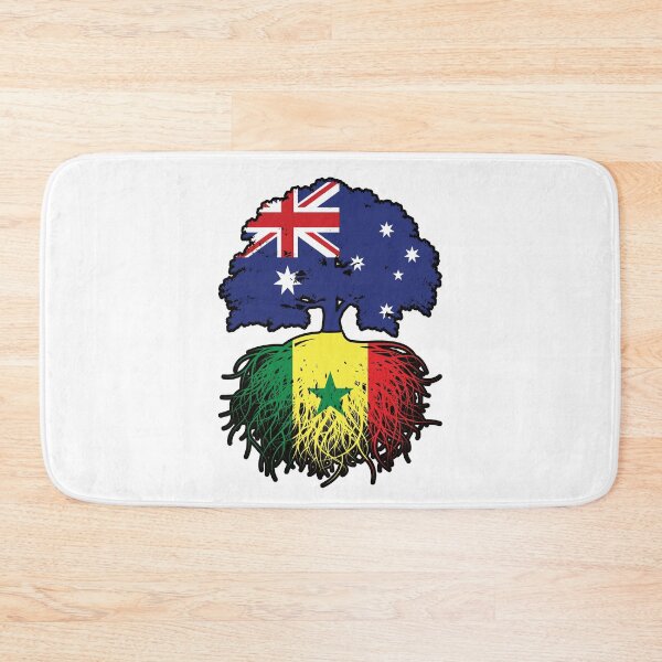 Item preview, Senegal Senegalese Australian Australia Tree Roots Flag designed and sold by FlagX.