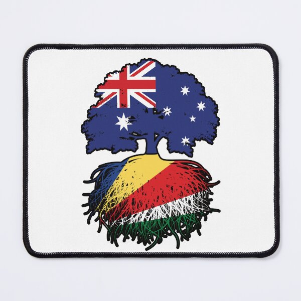 Item preview, Seychelles Seychellois Australian Australia Tree Roots Flag designed and sold by FlagX.