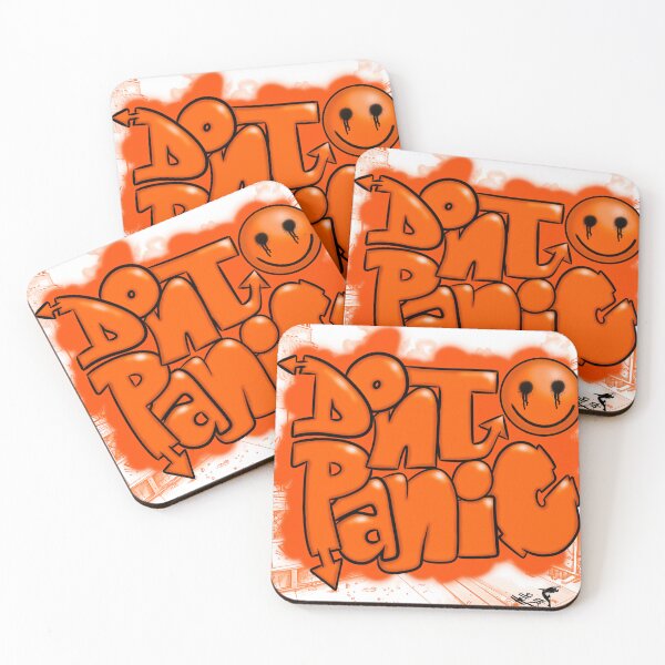 Item preview, Don’t Panic Graffiti Orange designed and sold by HellaDopeOrca.