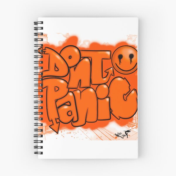 Item preview, Don’t Panic Graffiti Orange designed and sold by HellaDopeOrca.