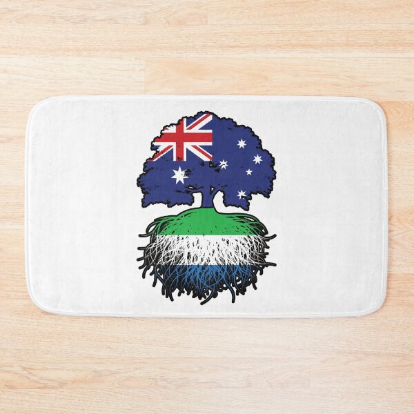 Item preview, Sierra Leone Sierra Leonean Australian Australia Tree Roots Flag designed and sold by FlagX.