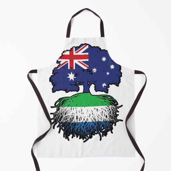 Item preview, Sierra Leone Sierra Leonean Australian Australia Tree Roots Flag designed and sold by FlagX.
