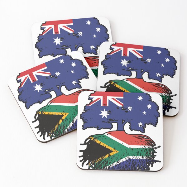Item preview, South Africa South African Australian Australia Tree Roots Flag designed and sold by FlagX.