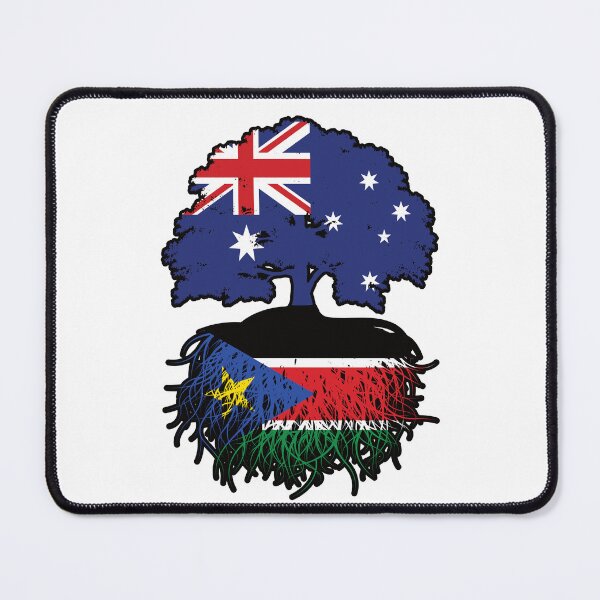 Item preview, South Sudan South Sudanese Australian Australia Tree Roots Flag designed and sold by FlagX.