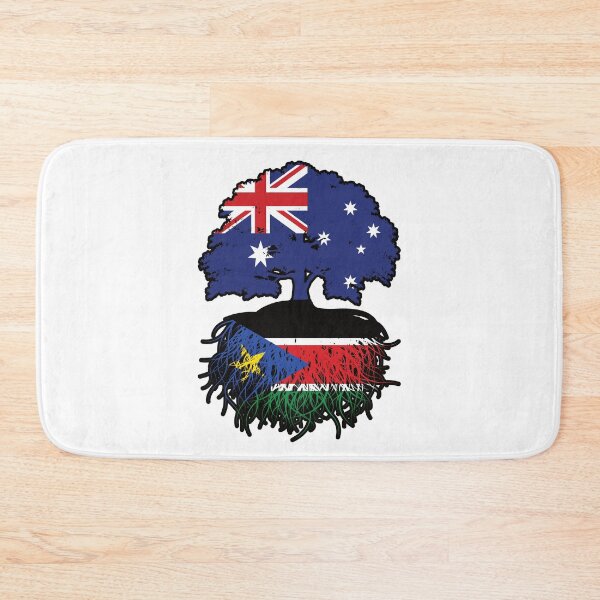 Item preview, South Sudan South Sudanese Australian Australia Tree Roots Flag designed and sold by FlagX.
