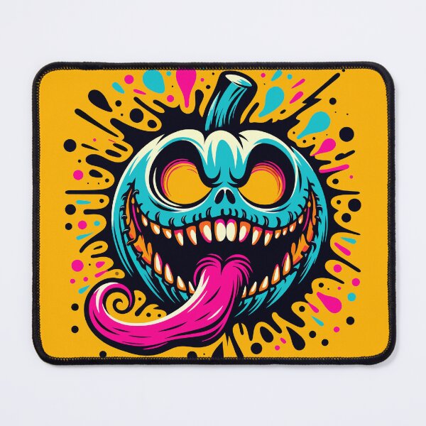 Item preview, Psycho Pumpkin: A Vibrant Halloween Horror designed and sold by H Jonas.