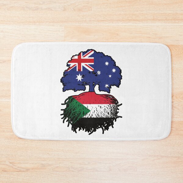 Item preview, Sudan Sudanese Australian Australia Tree Roots Flag designed and sold by FlagX.