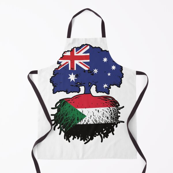 Item preview, Sudan Sudanese Australian Australia Tree Roots Flag designed and sold by FlagX.