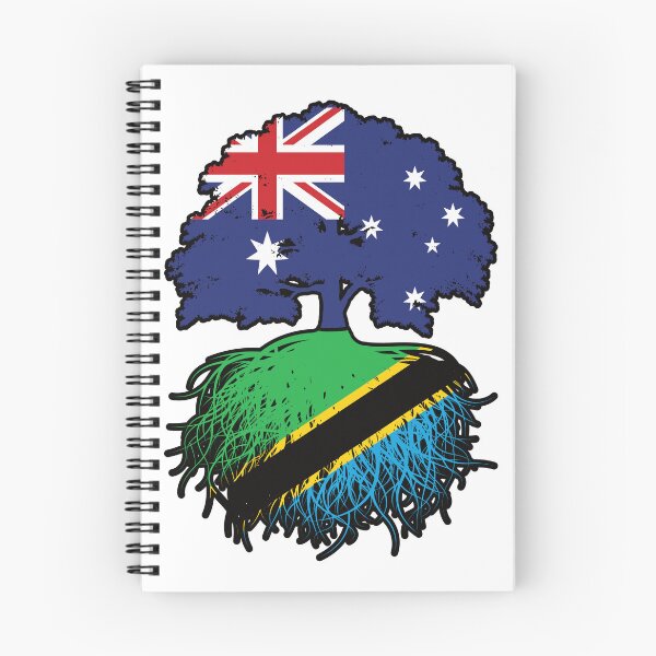 Item preview, Tanzania Tanzanian Australian Australia Tree Roots Flag designed and sold by FlagX.