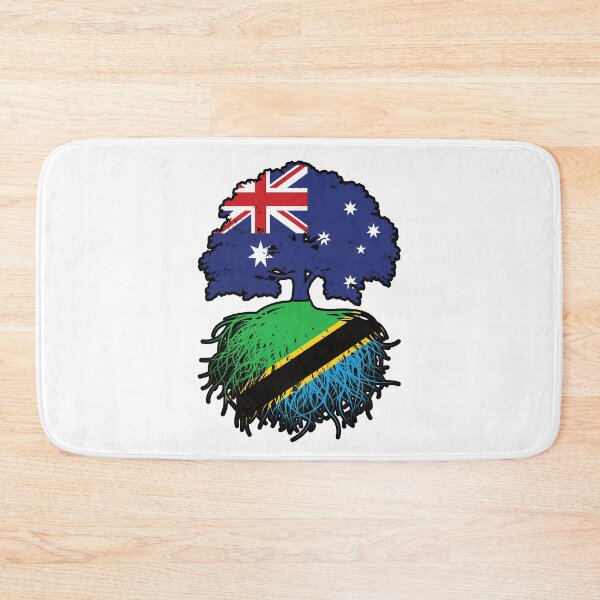 Item preview, Tanzania Tanzanian Australian Australia Tree Roots Flag designed and sold by FlagX.