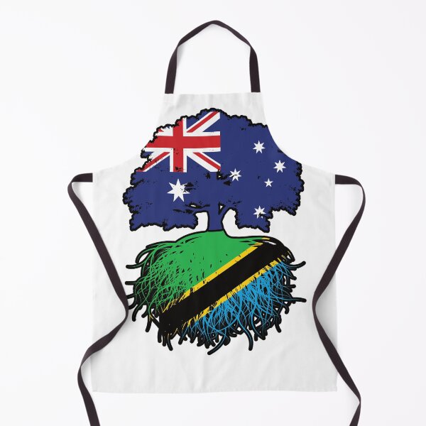 Item preview, Tanzania Tanzanian Australian Australia Tree Roots Flag designed and sold by FlagX.