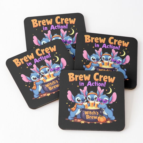 Item preview, Halloween Stitch : Brew Crew in Action - A Funny Witches Brew Design for Halloween designed and sold by TheInkyOwl-TIO.