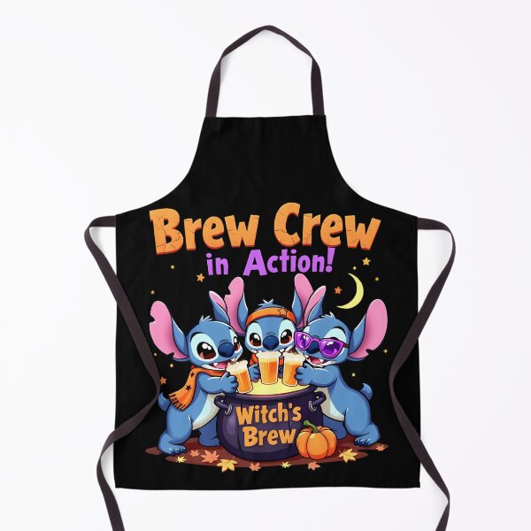 Item preview, Halloween Stitch : Brew Crew in Action - A Funny Witches Brew Design for Halloween designed and sold by TheInkyOwl-TIO.