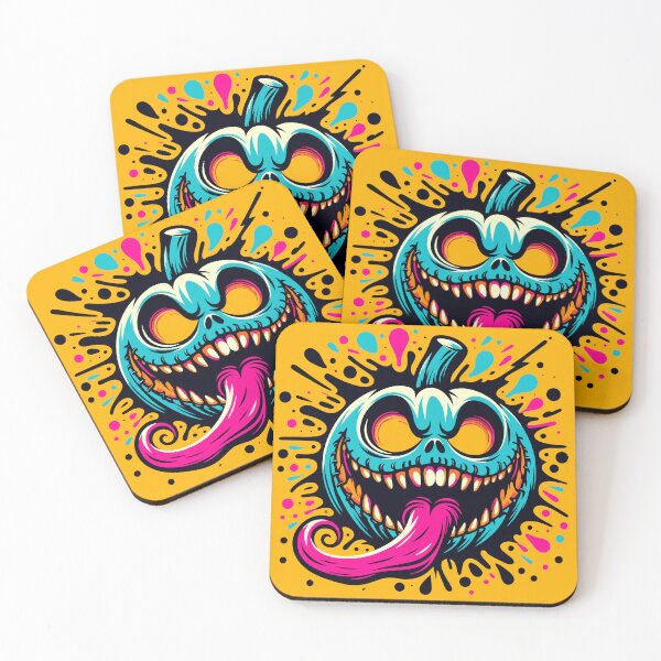 Item preview, Psycho Pumpkin: A Vibrant Halloween Horror designed and sold by H Jonas.