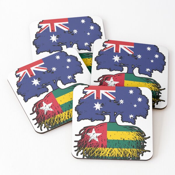 Item preview, Togo Togolese Australian Australia Tree Roots Flag designed and sold by FlagX.