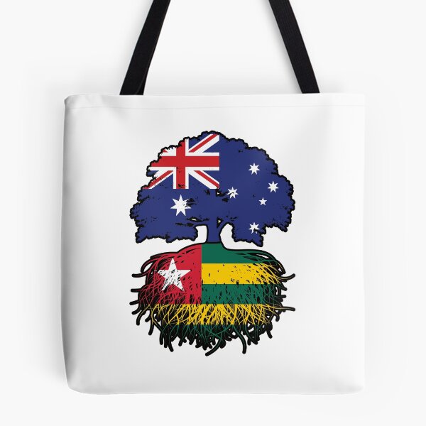 Item preview, Togo Togolese Australian Australia Tree Roots Flag designed and sold by FlagX.