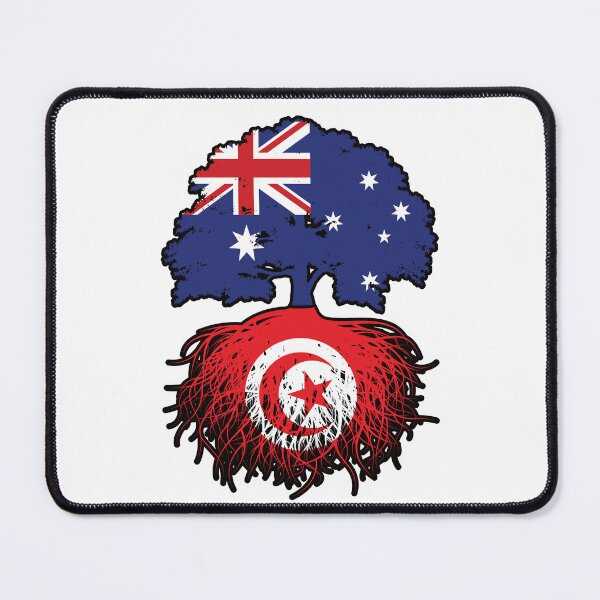 Item preview, Tunisia Tunisian Australian Australia Tree Roots Flag designed and sold by FlagX.
