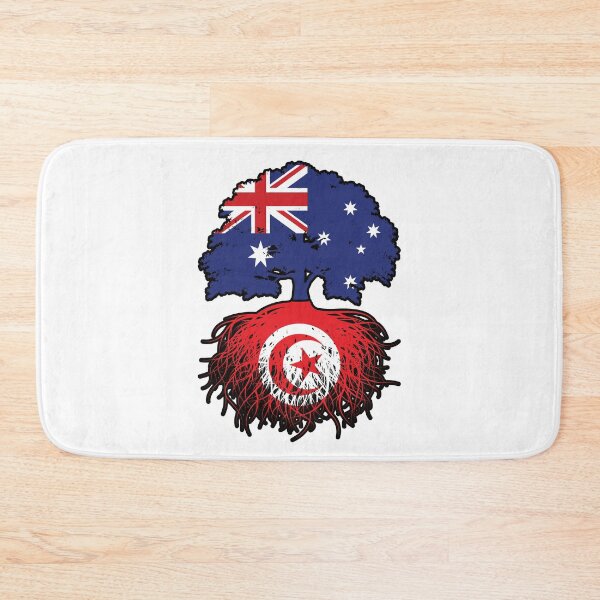 Item preview, Tunisia Tunisian Australian Australia Tree Roots Flag designed and sold by FlagX.