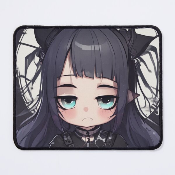 Item preview, Meh Chibi Anime Goth Chick designed and sold by KnottyToons.