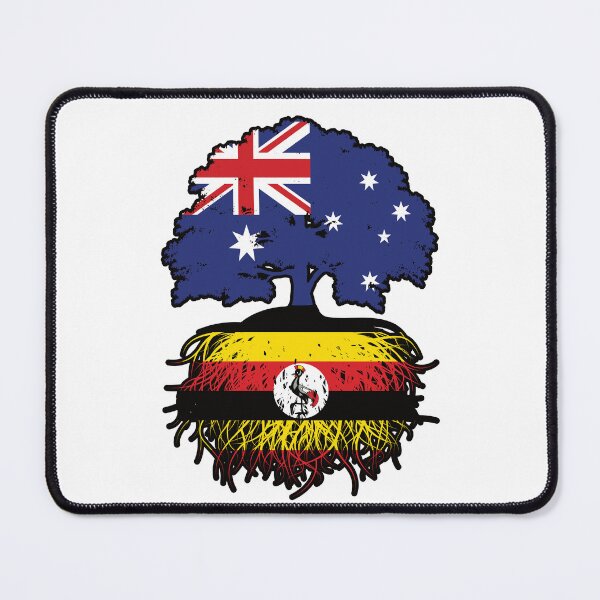 Item preview, Uganda Ugandan Australian Australia Tree Roots Flag designed and sold by FlagX.