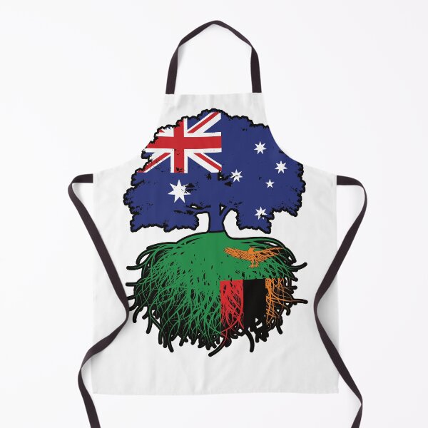 Item preview, Zambia Zambian Australian Australia Tree Roots Flag designed and sold by FlagX.