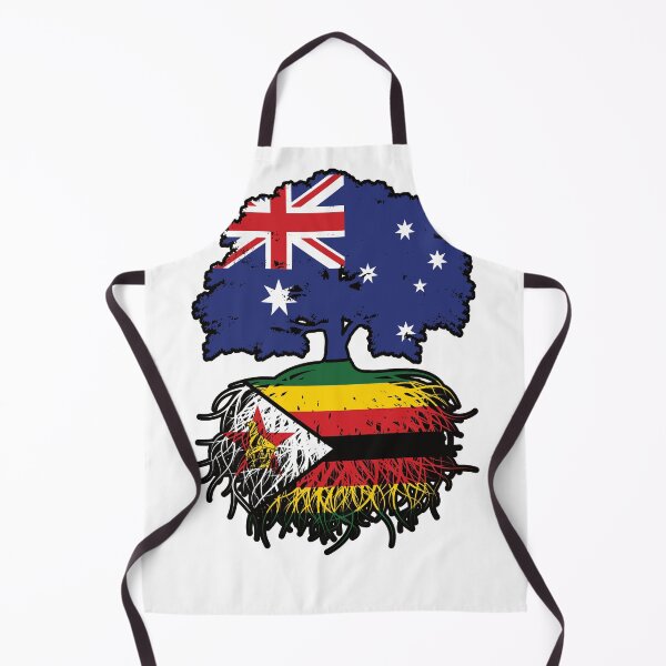 Item preview, Zimbabwe Zimbabwean Australian Australia Tree Roots Flag designed and sold by FlagX.