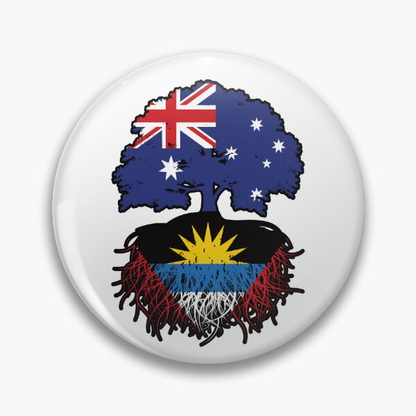 Item preview, Antigua Antiguan Australian Australia Tree Roots Flag designed and sold by FlagX.