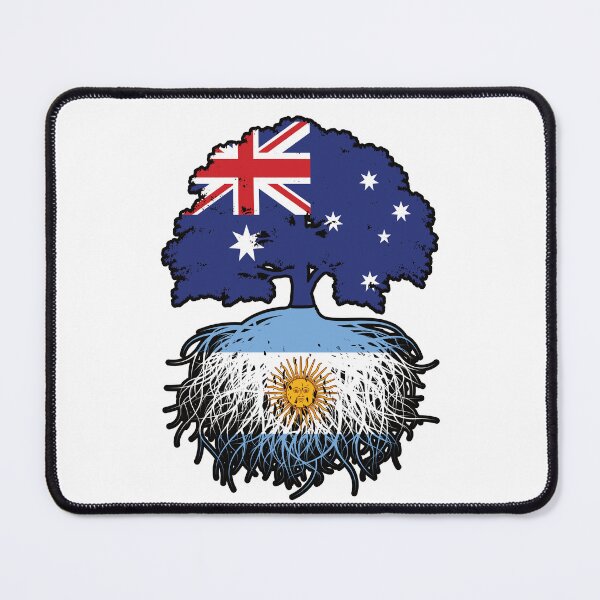 Item preview, Argentina Argentine Australian Australia Tree Roots Flag designed and sold by FlagX.