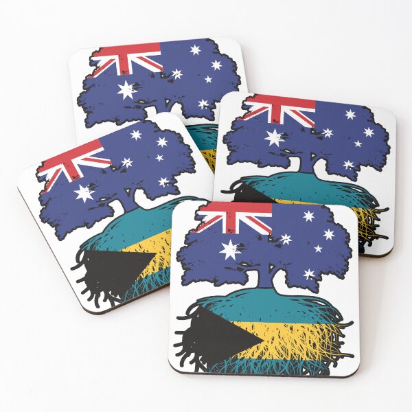 Item preview, Bahamas Bahamian Australian Australia Tree Roots Flag designed and sold by FlagX.