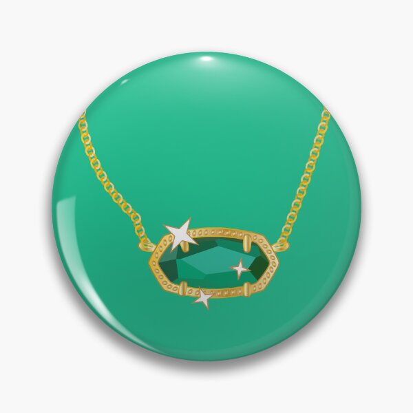Item preview, Kendra Scott Elisa Emerald Pendant Necklace designed and sold by BlueSkyTheory.