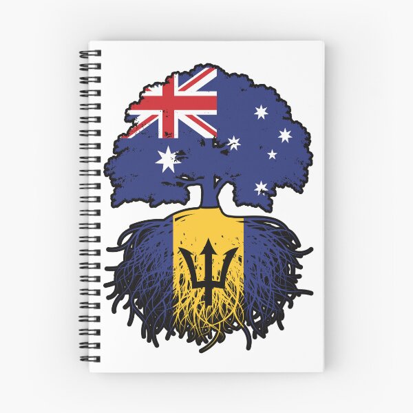Item preview, Barbados Barbadian Australian Australia Tree Roots Flag designed and sold by FlagX.