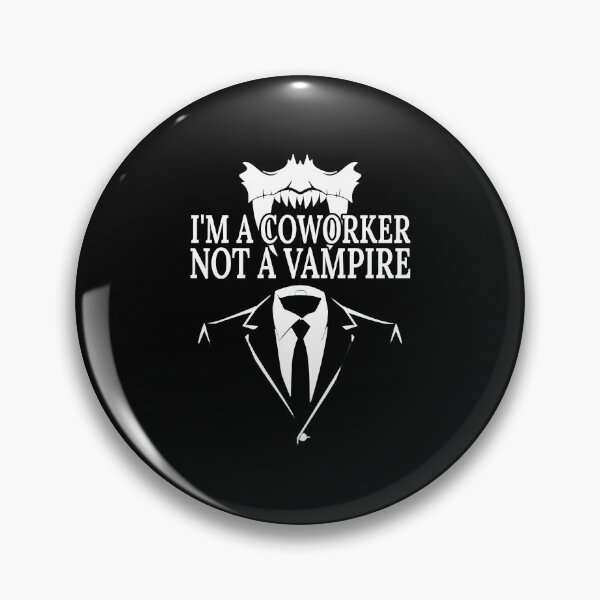 Item preview, I'm A Coworker Not a Vampire Male Night Stalker designed and sold by FWLKIT.