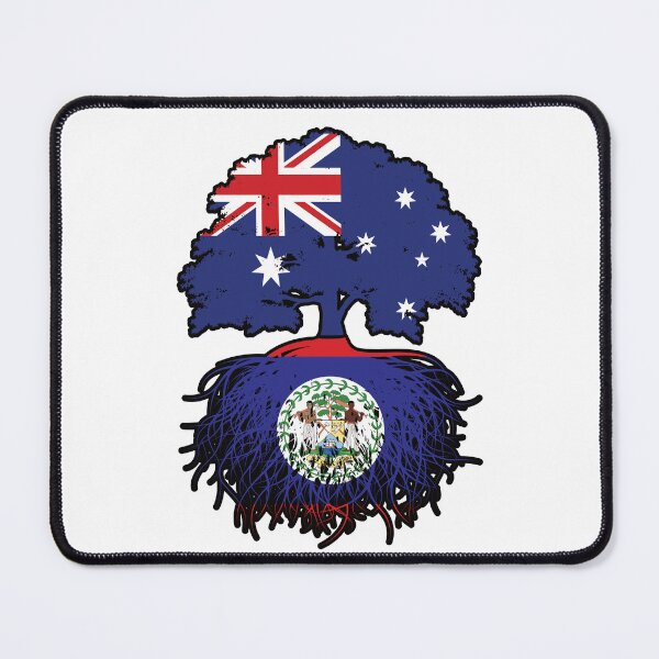 Item preview, Belize Belizean Australian Australia Tree Roots Flag designed and sold by FlagX.