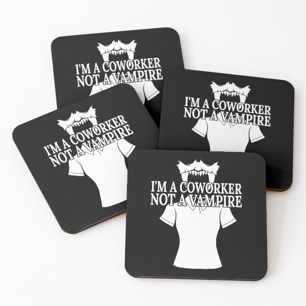 Item preview, I'm a Coworker Not a Vampire Female Night Stalker designed and sold by FWLKIT.