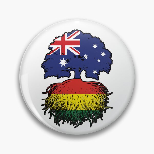 Item preview, Bolivia Bolivian Australian Australia Tree Roots Flag designed and sold by FlagX.