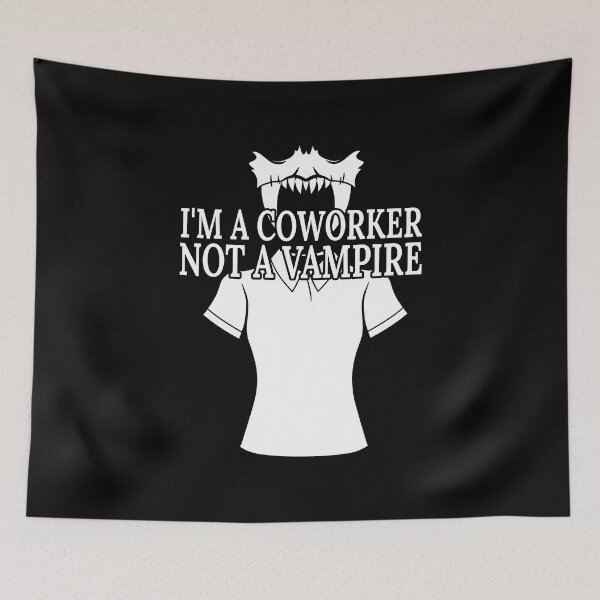 Item preview, I'm a Coworker Not a Vampire Female Night Stalker designed and sold by FWLKIT.