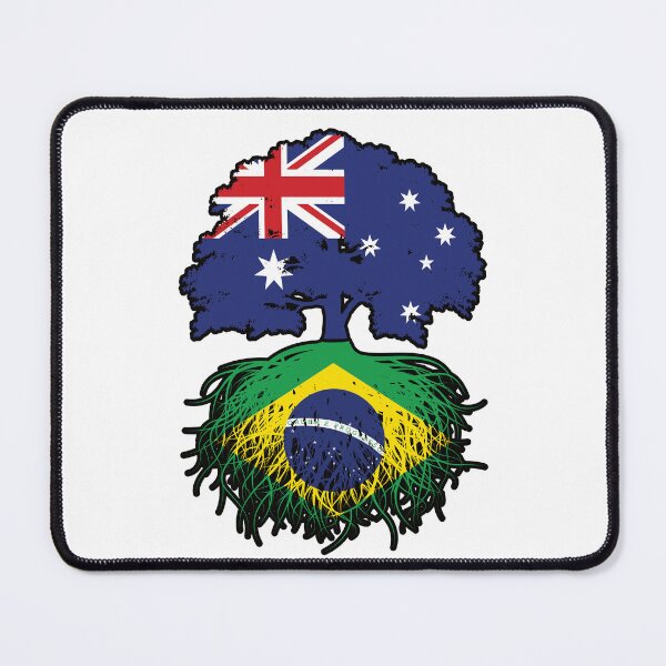 Item preview, Brazil Brazilian Australian Australia Tree Roots Flag designed and sold by FlagX.