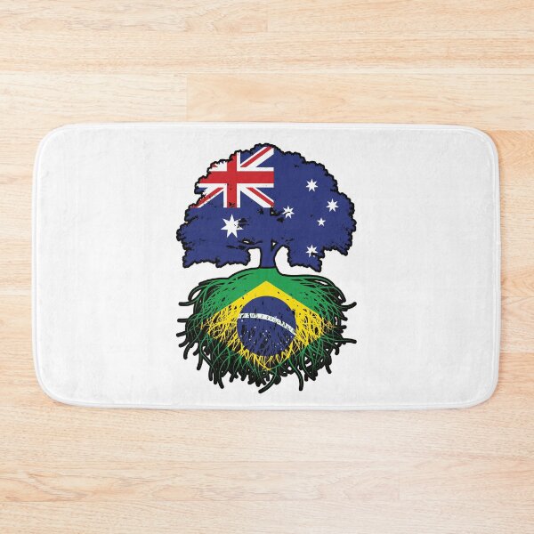 Item preview, Brazil Brazilian Australian Australia Tree Roots Flag designed and sold by FlagX.