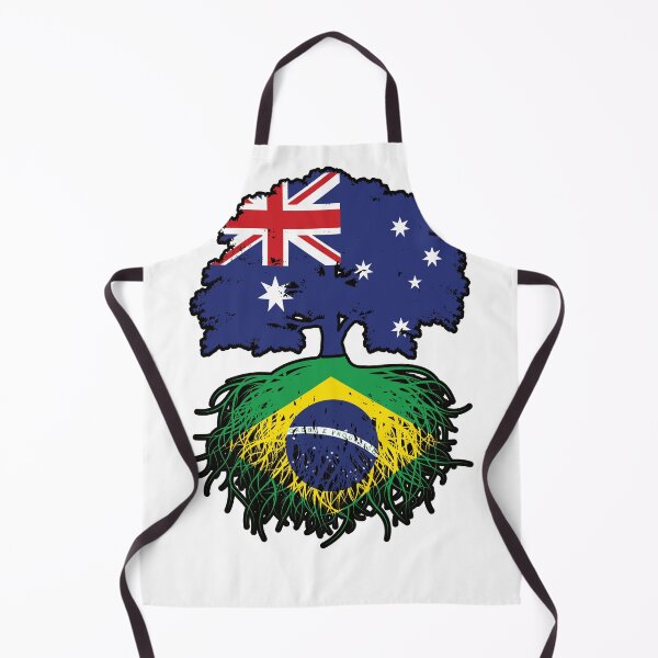 Item preview, Brazil Brazilian Australian Australia Tree Roots Flag designed and sold by FlagX.