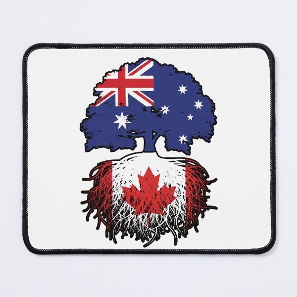Item preview, Canada Canadian Australian Australia Tree Roots Flag designed and sold by FlagX.