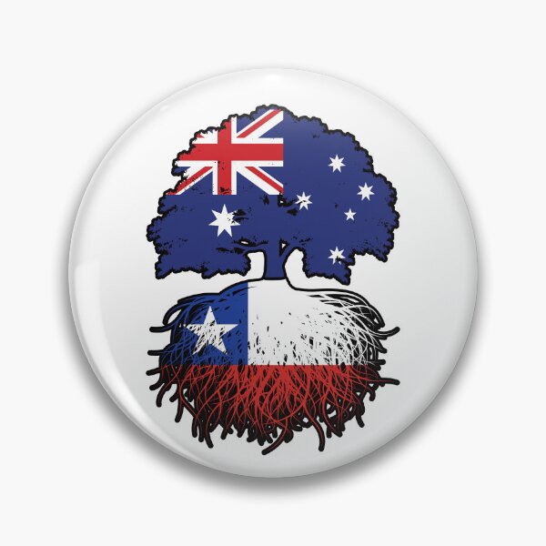 Item preview, Chile Chilean Australian Australia Tree Roots Flag designed and sold by FlagX.