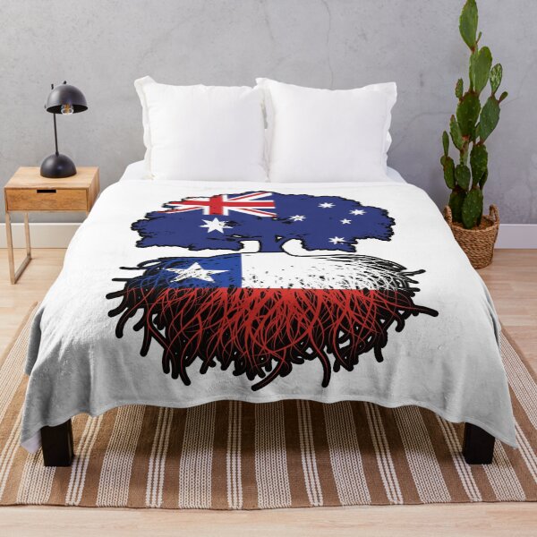 Item preview, Chile Chilean Australian Australia Tree Roots Flag designed and sold by FlagX.